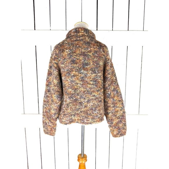 Vintage Gina Fiori chunky wool knit pullover turtleneck sweater - Picture 4 of 5